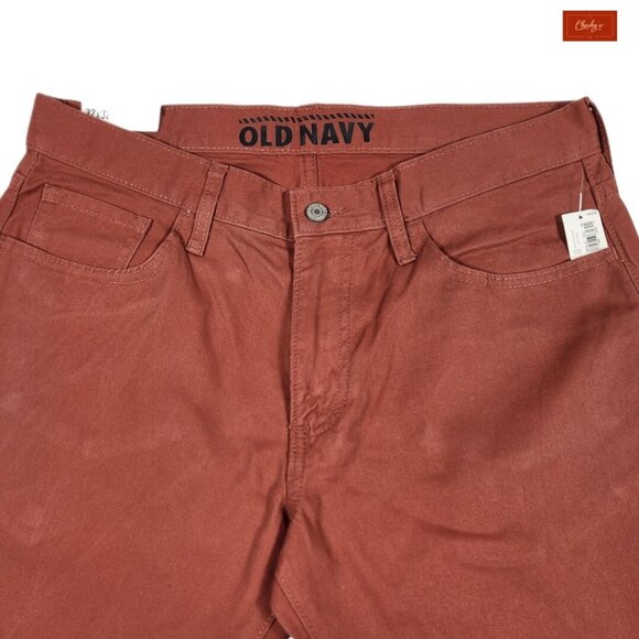 NEW Old Navy Brick Color Long Pants  Sz 32x32 (ID93) - Picture 4 of 11